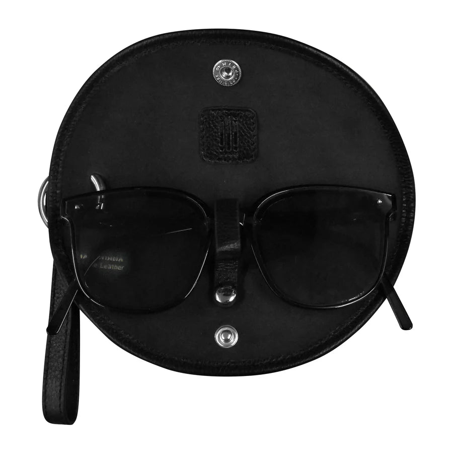 ili New York Leather Halfmoon Eyeglass Holder Bag Charm