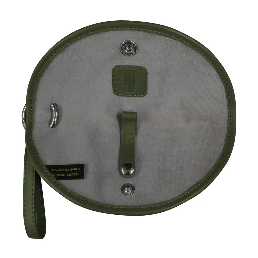 ili New York Leather Halfmoon Eyeglass Holder Bag Charm