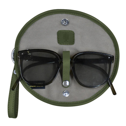 ili New York Leather Halfmoon Eyeglass Holder Bag Charm