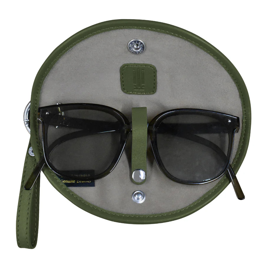 ili New York Leather Halfmoon Eyeglass Holder Bag Charm