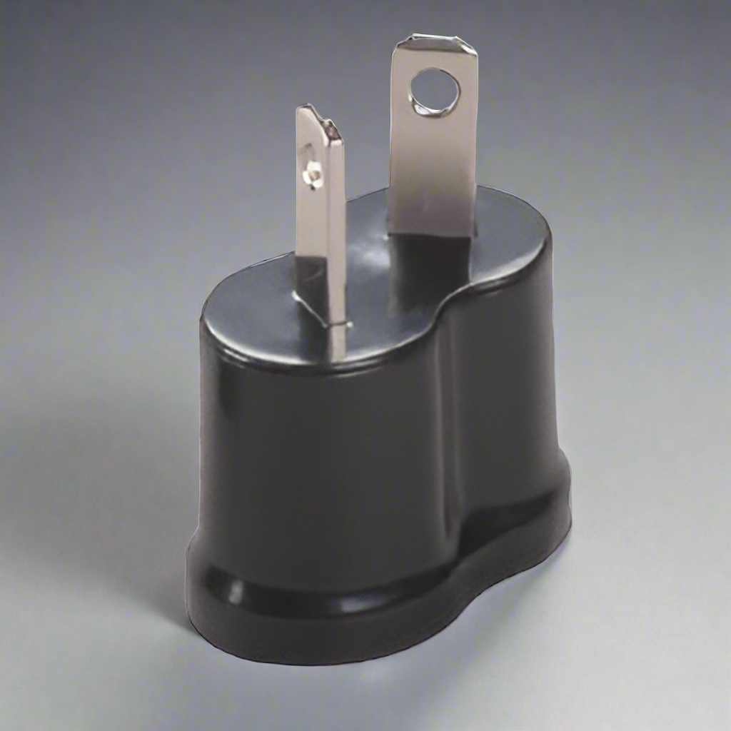 Voltage Valet Non-Grounded Adaptor Plug - PCC-1 - Type C | Australia / New Zealand / China Black