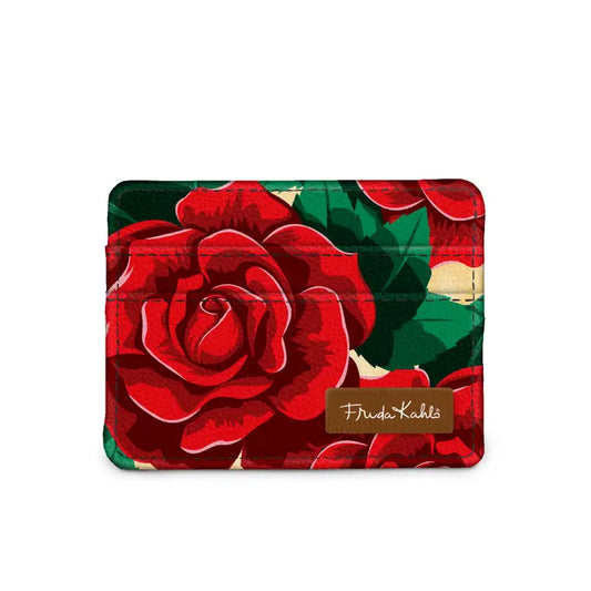 Monarque- Frida Kahlo Rose- Slim RFID Wallet