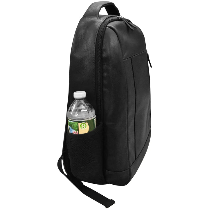 ili New York Leather Laptop Backpack- 6767