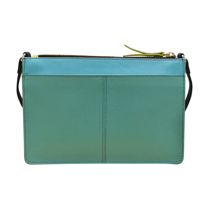 ili New York Leather Multi Color Slim Crossbody- 6774