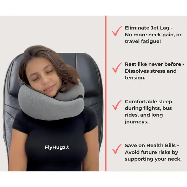 FlyHugz® Travel Neck Pillow