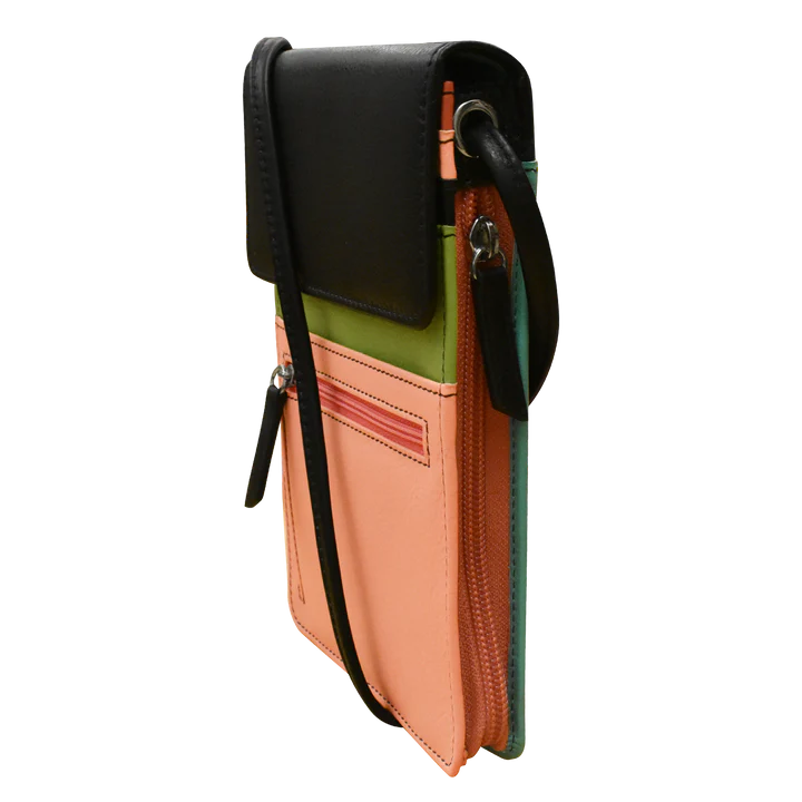 ili New York - RFID blocking Leather Organizer on a String - Large- 6824