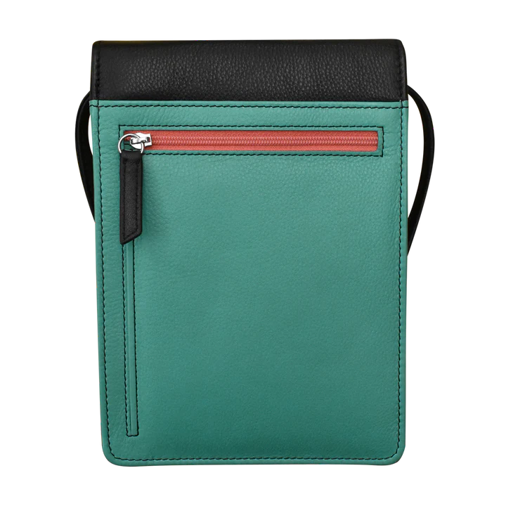 ili New York - RFID blocking Leather Organizer on a String - Large- 6824