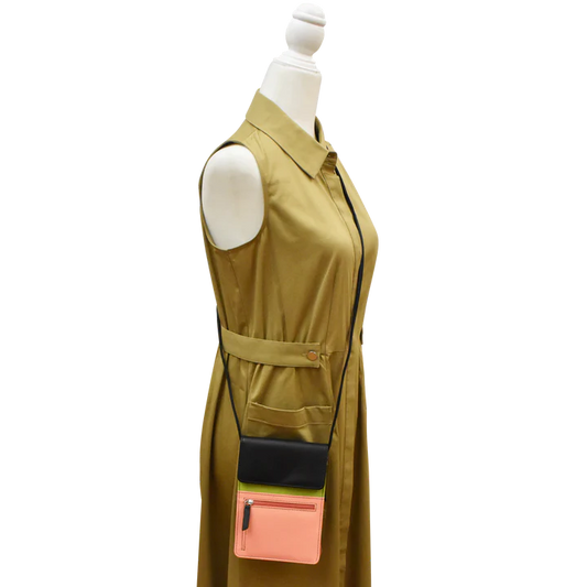 ili New York - RFID blocking Leather Organizer on a String - Large- 6824