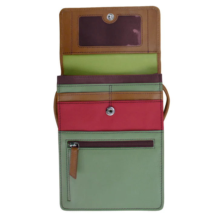 ili New York - RFID blocking Leather Organizer on a String - Large- 6824