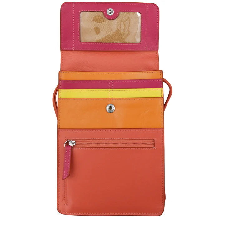 ili New York - RFID blocking Leather Organizer on a String - Large- 6824