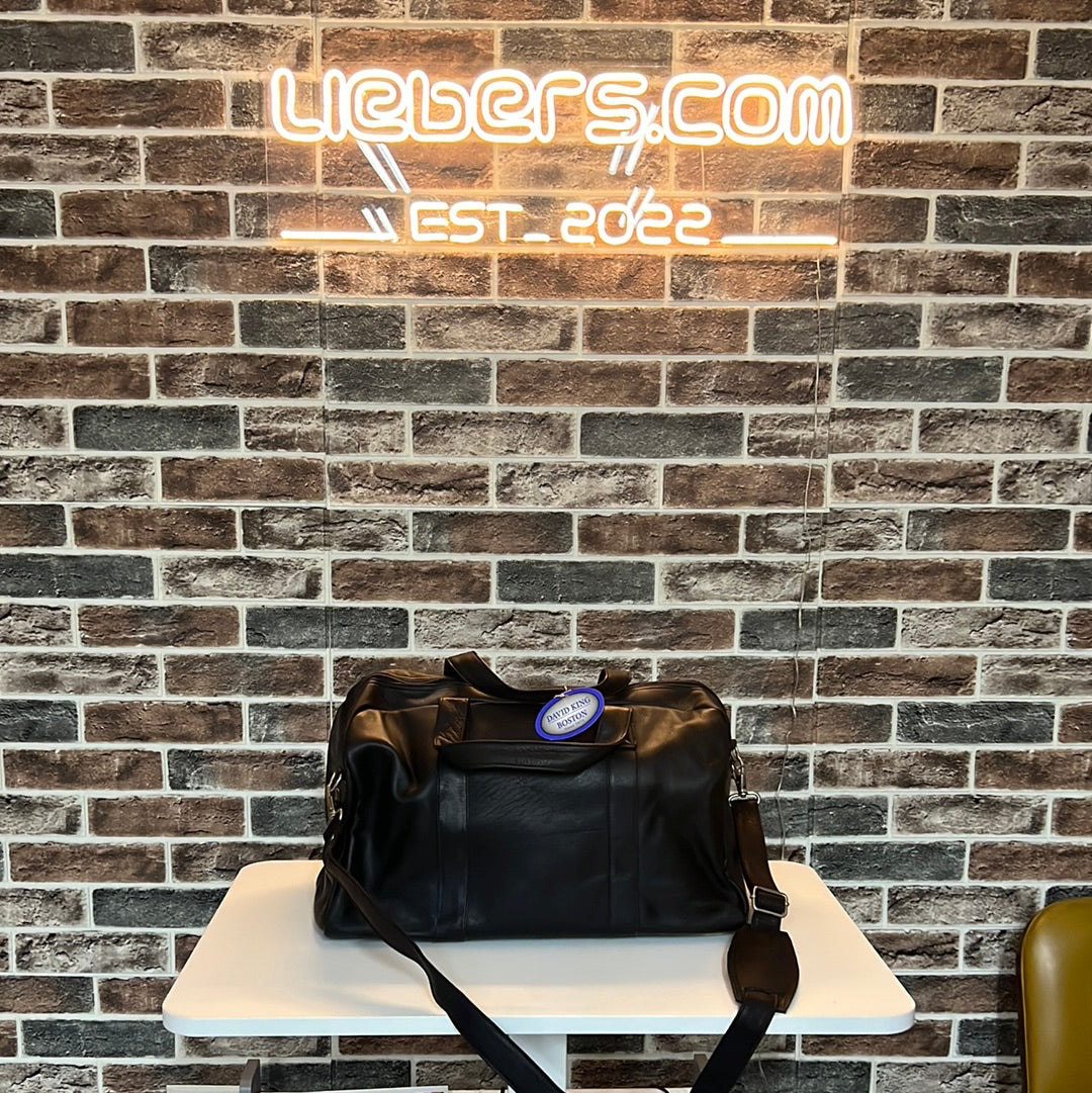 David King & Co-A Frame Leather Duffel (SKU 308B)