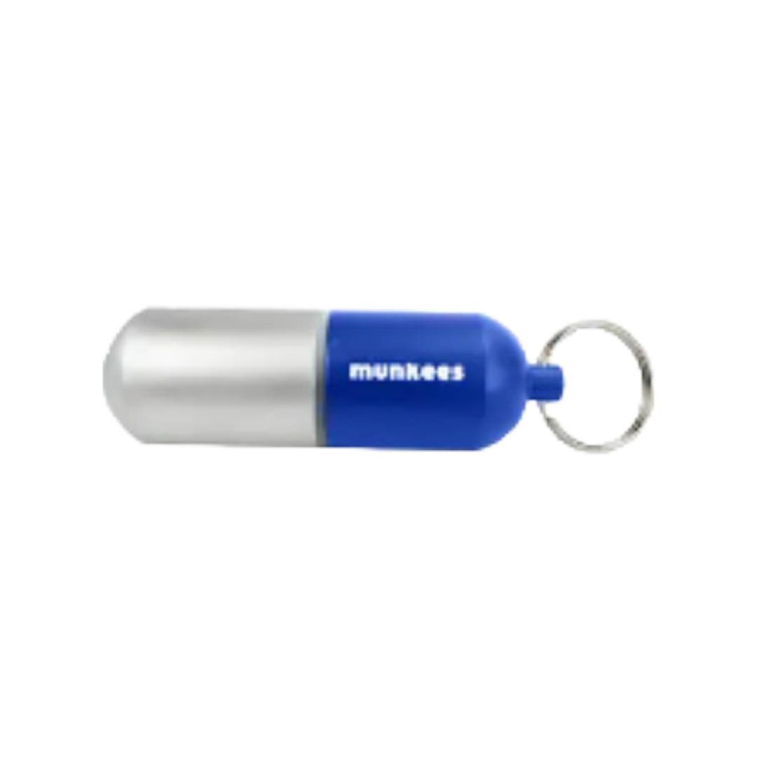 AceCamp Waterproof Capsule Keychain Blue