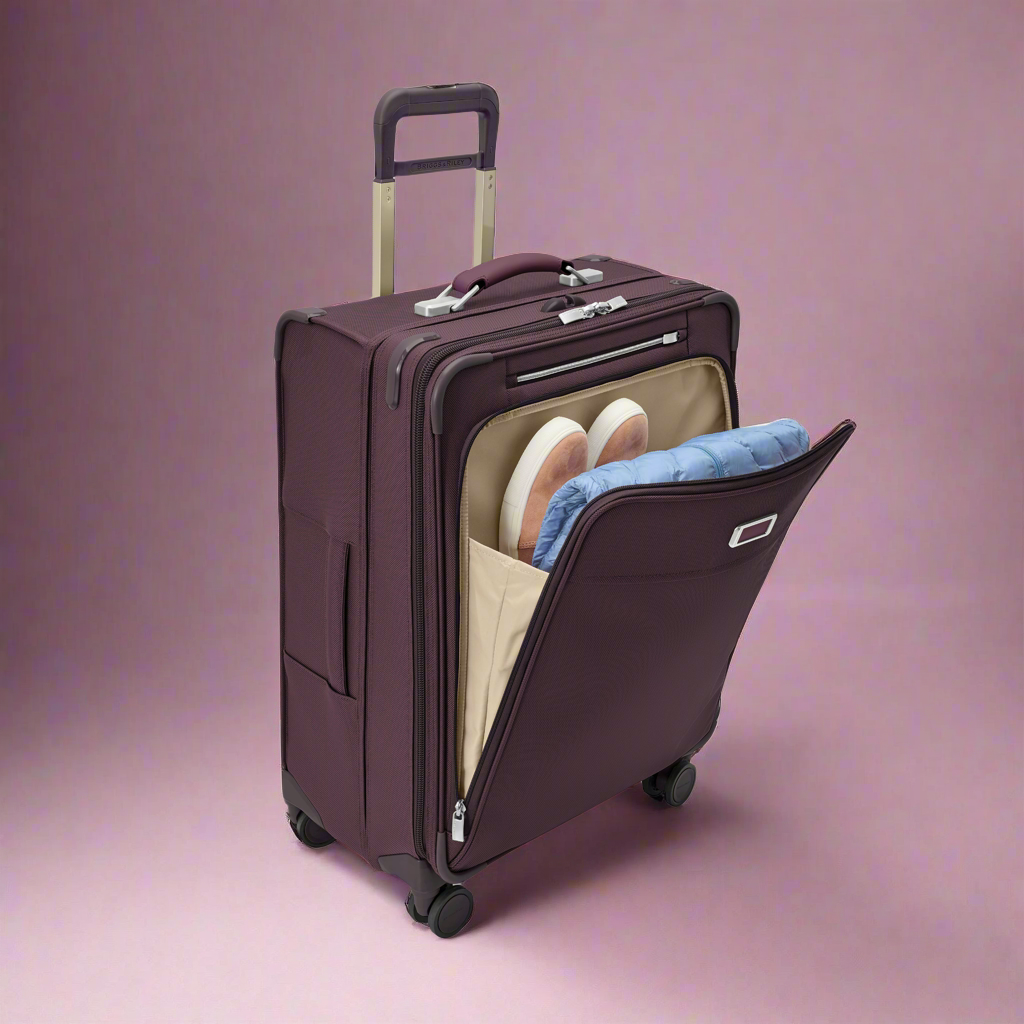 Briggs & Riley Baseline 26” Medium Softside Expandable Spinner with Suiter (Free Monogram)- BLU126CXSP