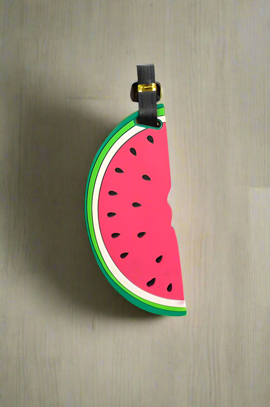 Silicone Luggage Tag- Watermelon Slice