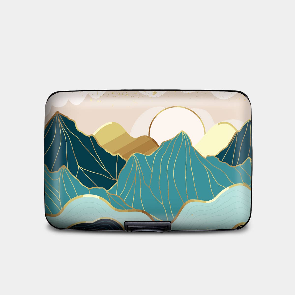 Monarque RFID Armored Wallet Enameled Mountain