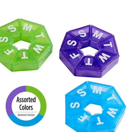 Ezy Dose® Weekly 7-Sided Pill Planner (Medium)