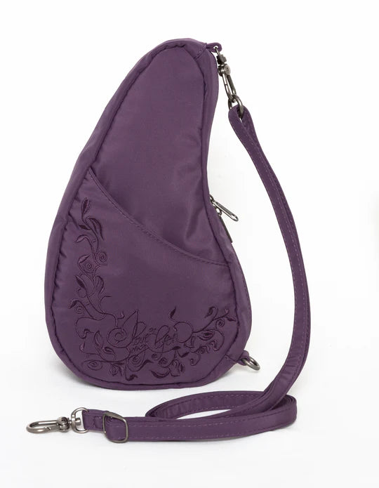 Ameribag 10" Microfiber "Love My Life" Baglett - Small - 7100LG-LML Eggplant