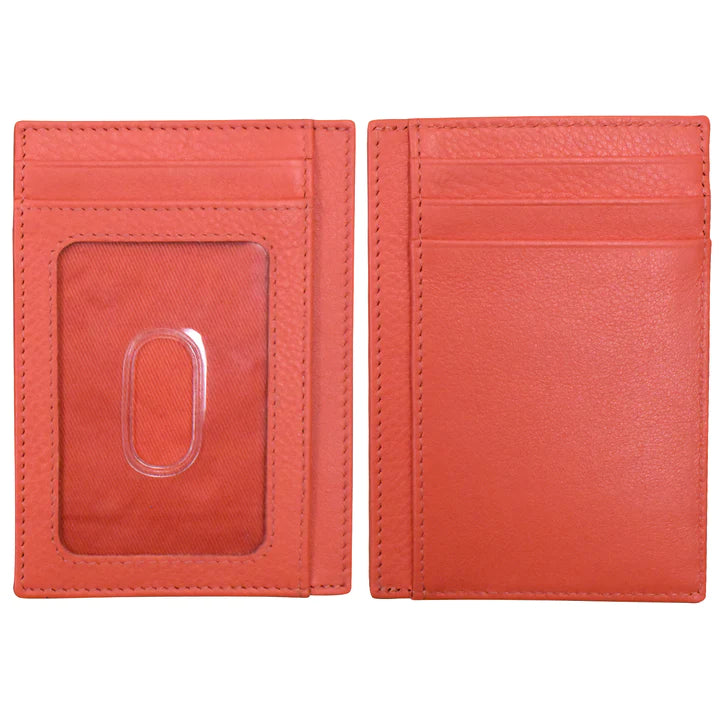 ili New York Leather RFID Pocket I.D. Card Case -7176