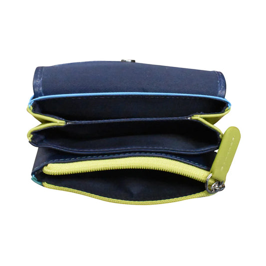 ili New York Leather Small Card and Coin Purse Wallet