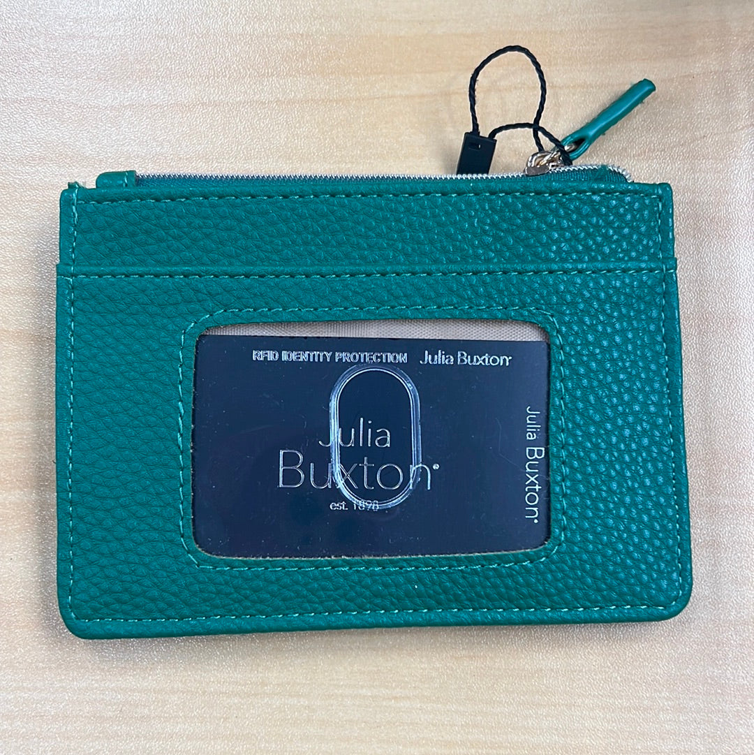 On Sale- Julia Buxton Textured RFID Pik-Me-Up Slot Coin Pouch