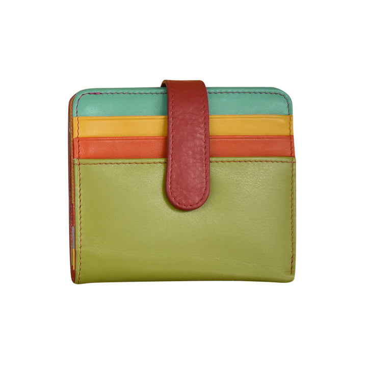 ili New York Bi-Fold RFID Credit Card Wallet- 7301 Citrus