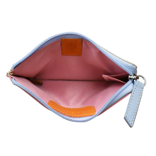 ili New York Leather Flat Card Case RFID Wallet