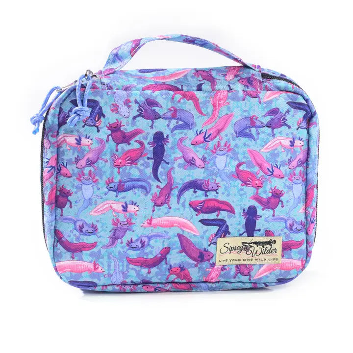 Sipsey Wilder Hanging Toiletry/Travel Organizer A Lotta Axolotls