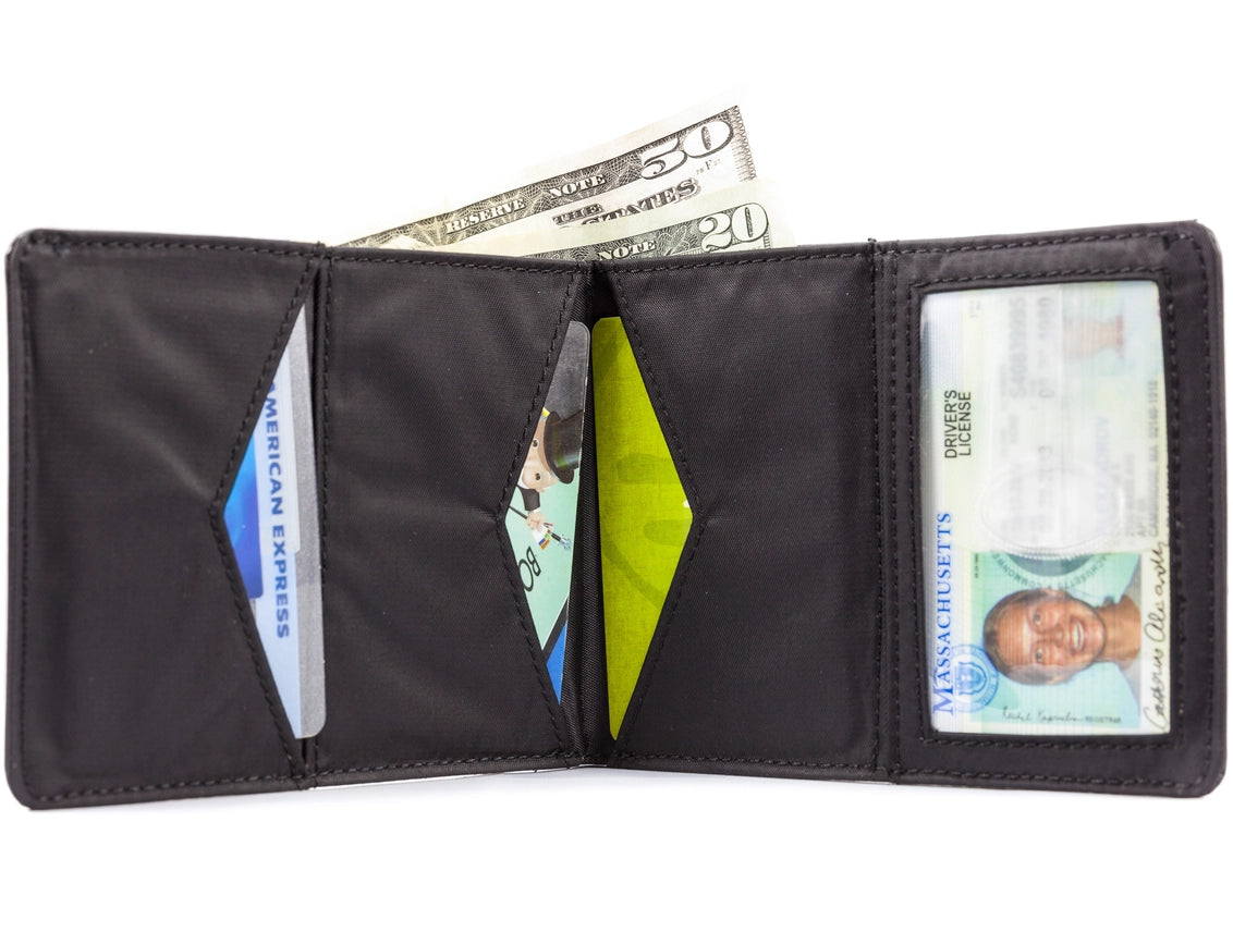 Big Skinny RFID Blocking Leather Super Skinny Bifold Wallet