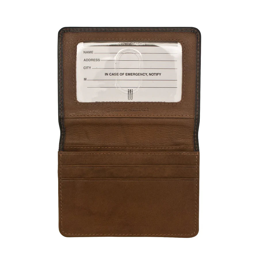 ili New York Flap Card Case Wallet- 7415