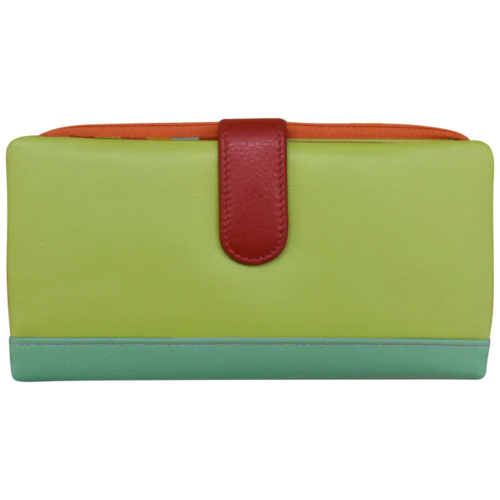 ili New York RFID Leather Smartphone Wallet- 7420 Citrus