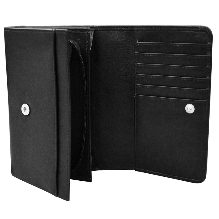 ili New York - RFID blocking leather French Wallet- 7428