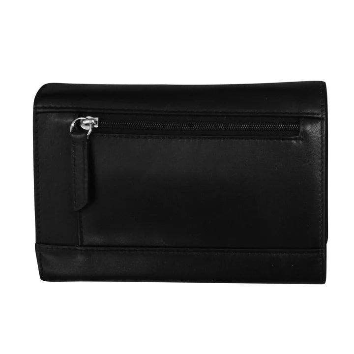 ili New York - RFID blocking leather French Wallet- 7428