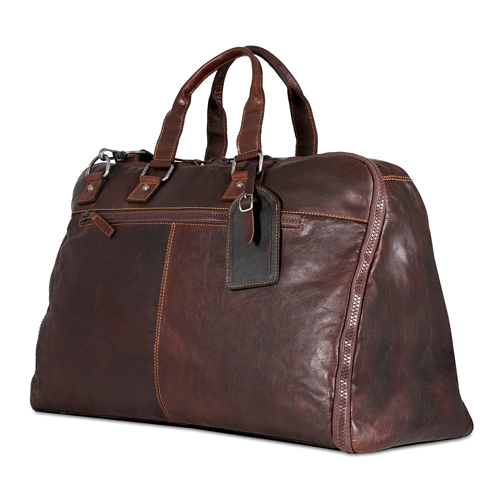 Jack Georges Leather Voyager Large Convertible Valet Bag- 7550