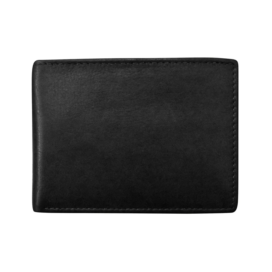 ili New York Premium Leather RFID Compact Billfold Wallet