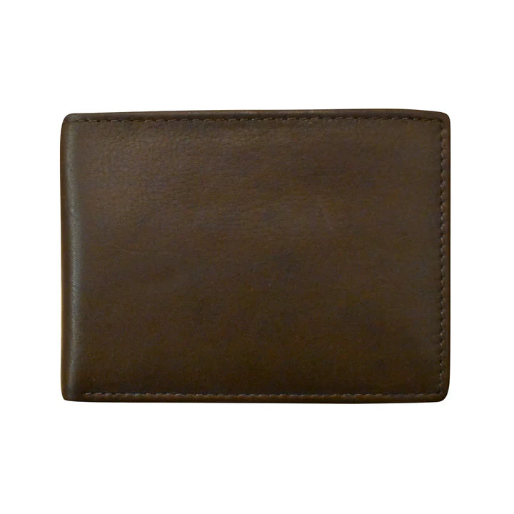 ili New York Premium Leather RFID Compact Billfold Wallet