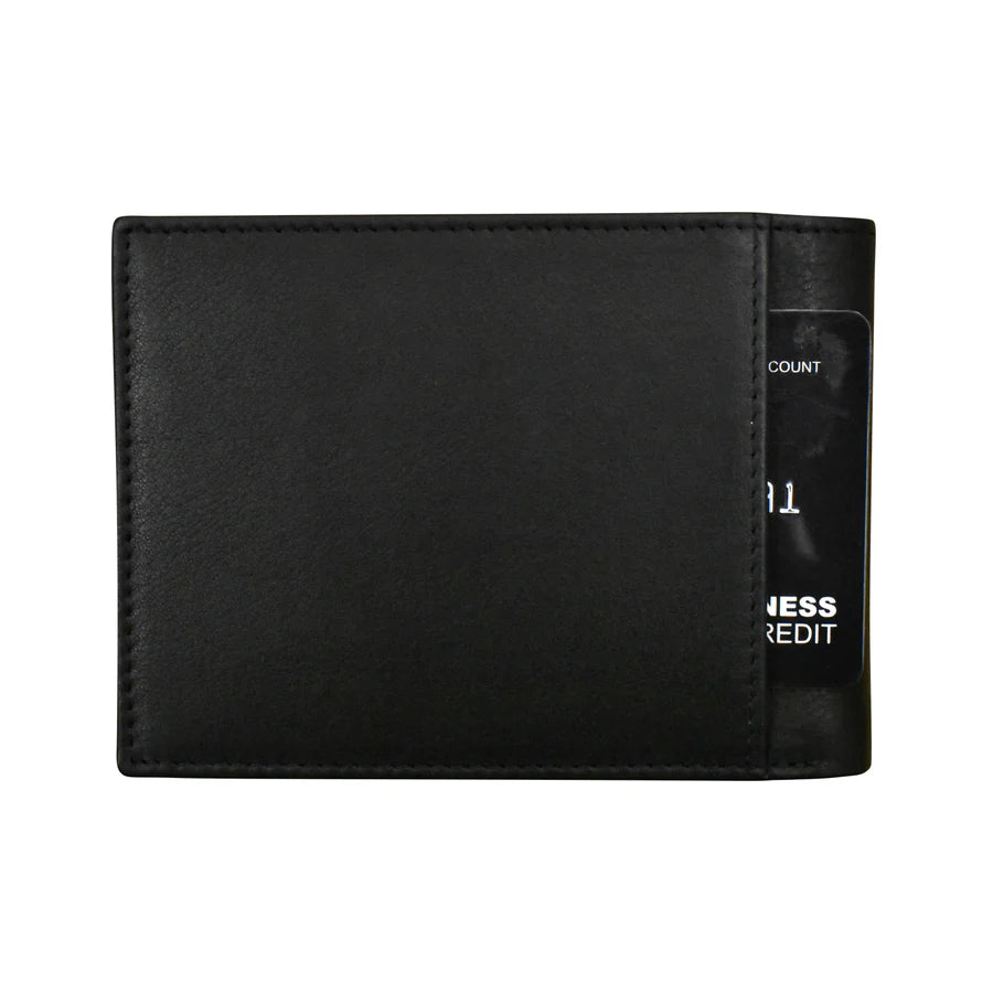 ili New York Premium Leather RFID Front Pocket Billfold Wallet