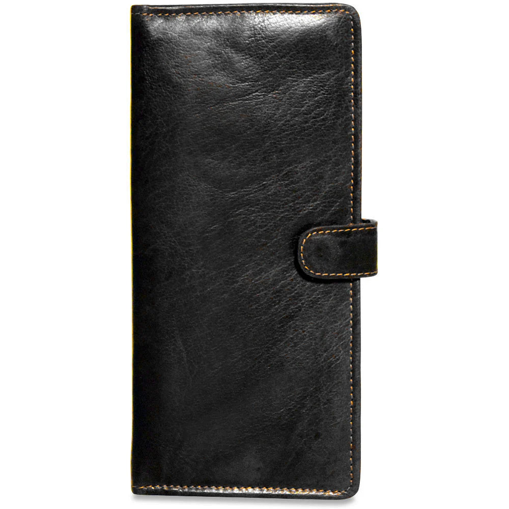 Jack Georges Leather RFID Voyager Travel Passport Wallet- 7729