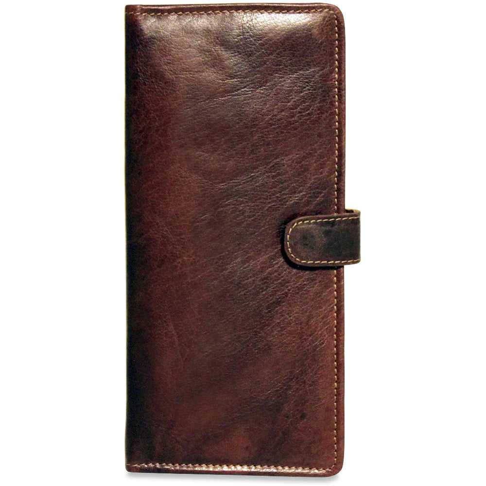 Jack Georges Leather RFID Voyager Travel Passport Wallet- 7729