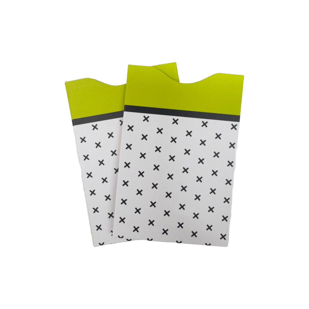 RFID Blocking Credit Card Sleeves (2 Pack)- Abstract Collection