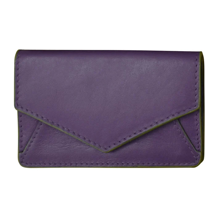ili New York RFID Leather Envelope Business Card Holder