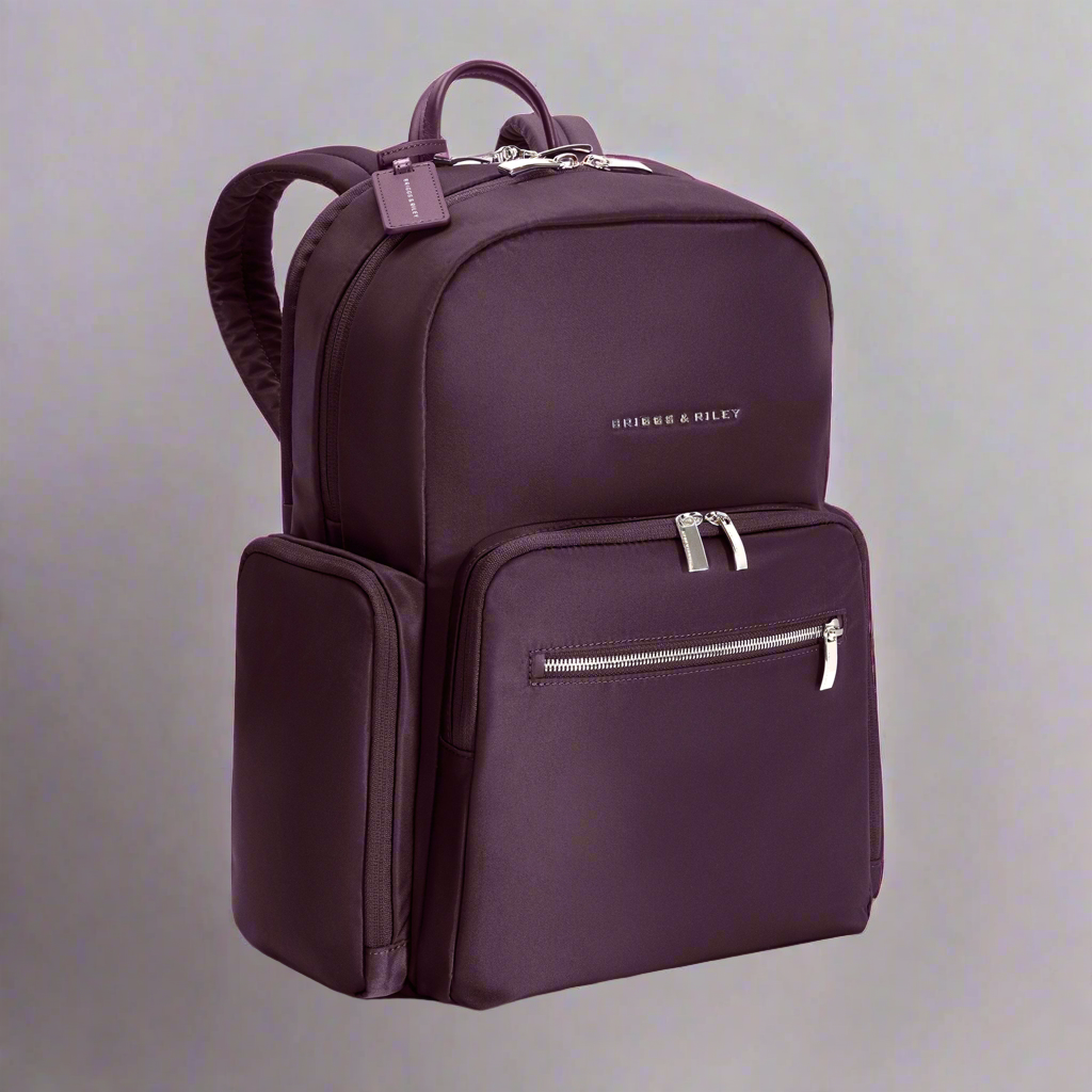 Briggs & Riley Rhapsody Medium RFID Laptop Backpack (Free Monogram)- PK240 Plum