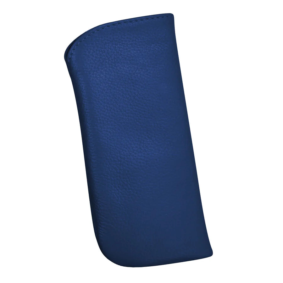 ili New York Leather Reading Eyeglass Pouch Cobalt
