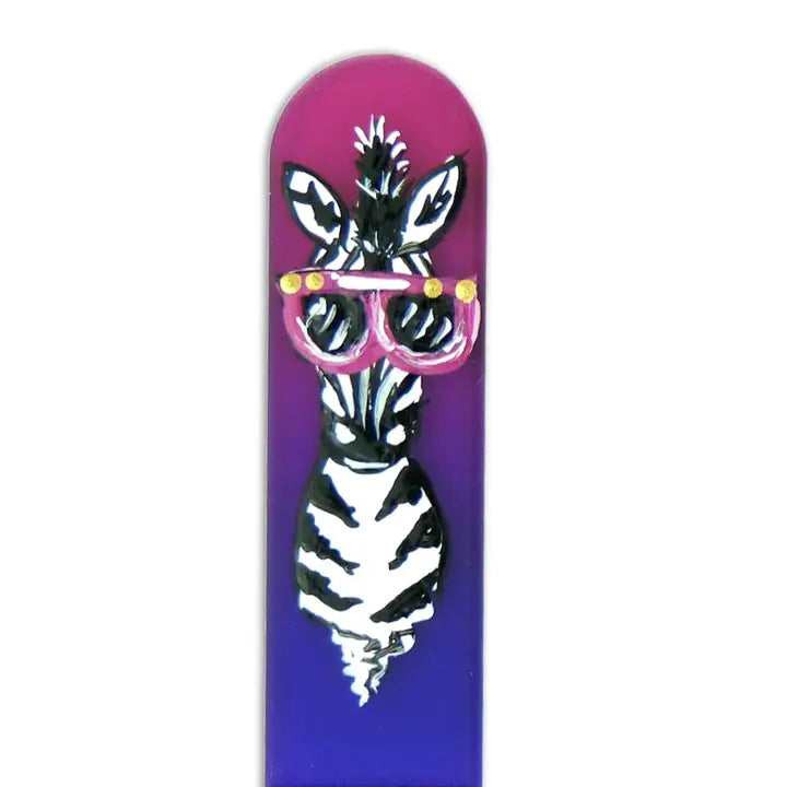 Czech Crystal Nail File - Size Small- Hand Painted Collection