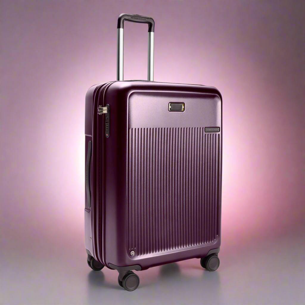 Briggs & Riley Sympatico 3.0 Medium 27" Hardside Expandable Spinner (Free Monogram)- SU327CXSP Plum