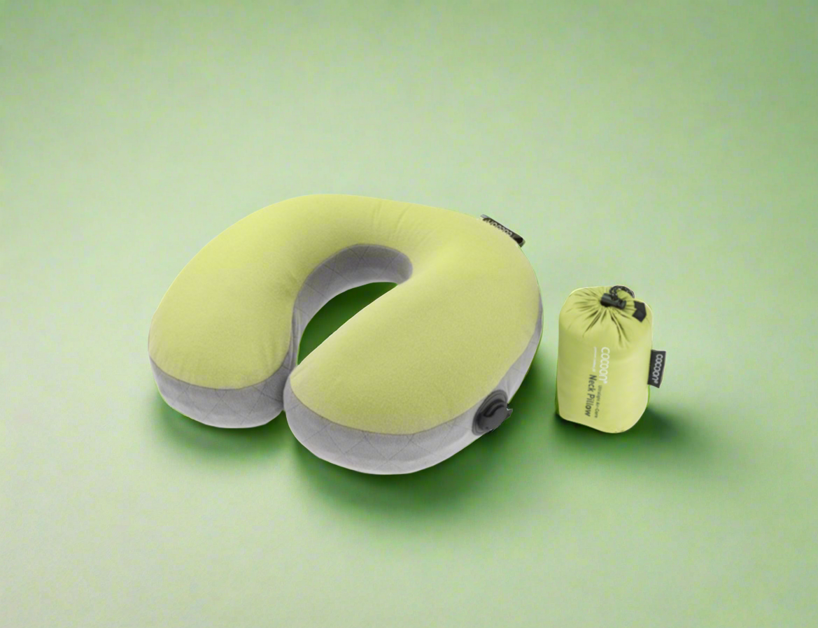Cocoon Ergo Aircore Pillow Ultralight U Shaped Wasabi
