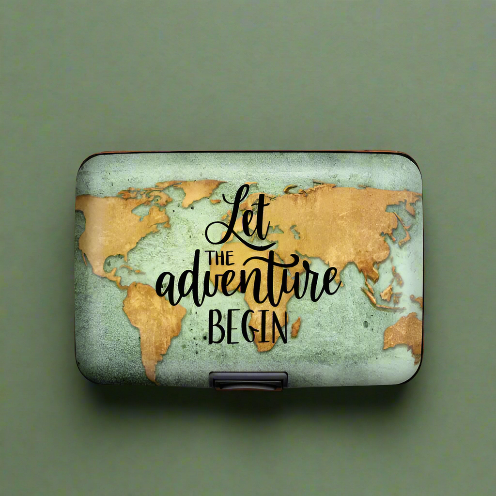 Monarque RFID Armored Wallet Let Adventure Begin