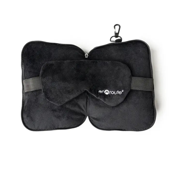 En Route Z Pod Travel Pillow Eye Mask Black