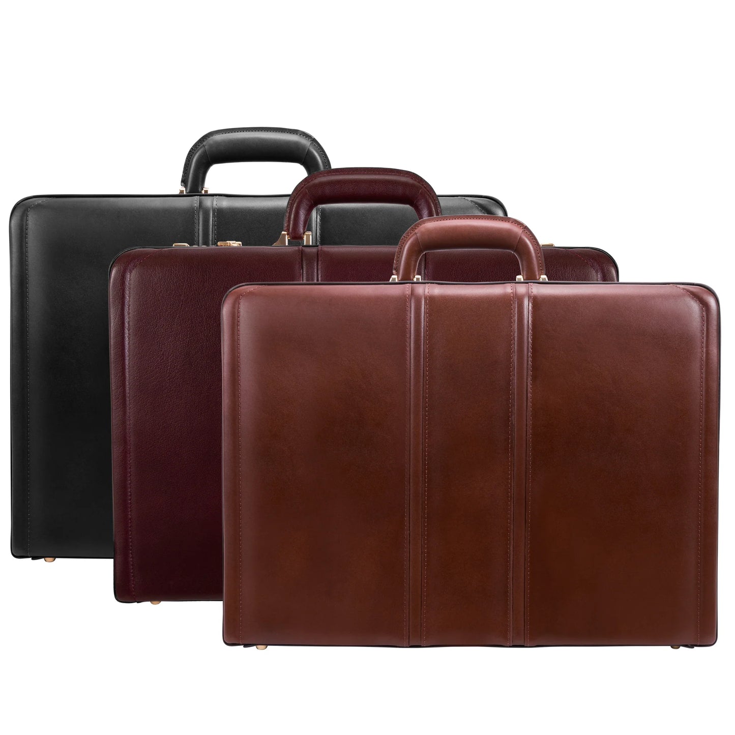 McKleinUSA COUGHLIN | 4.5” Leather Expandable Attaché Briefcase