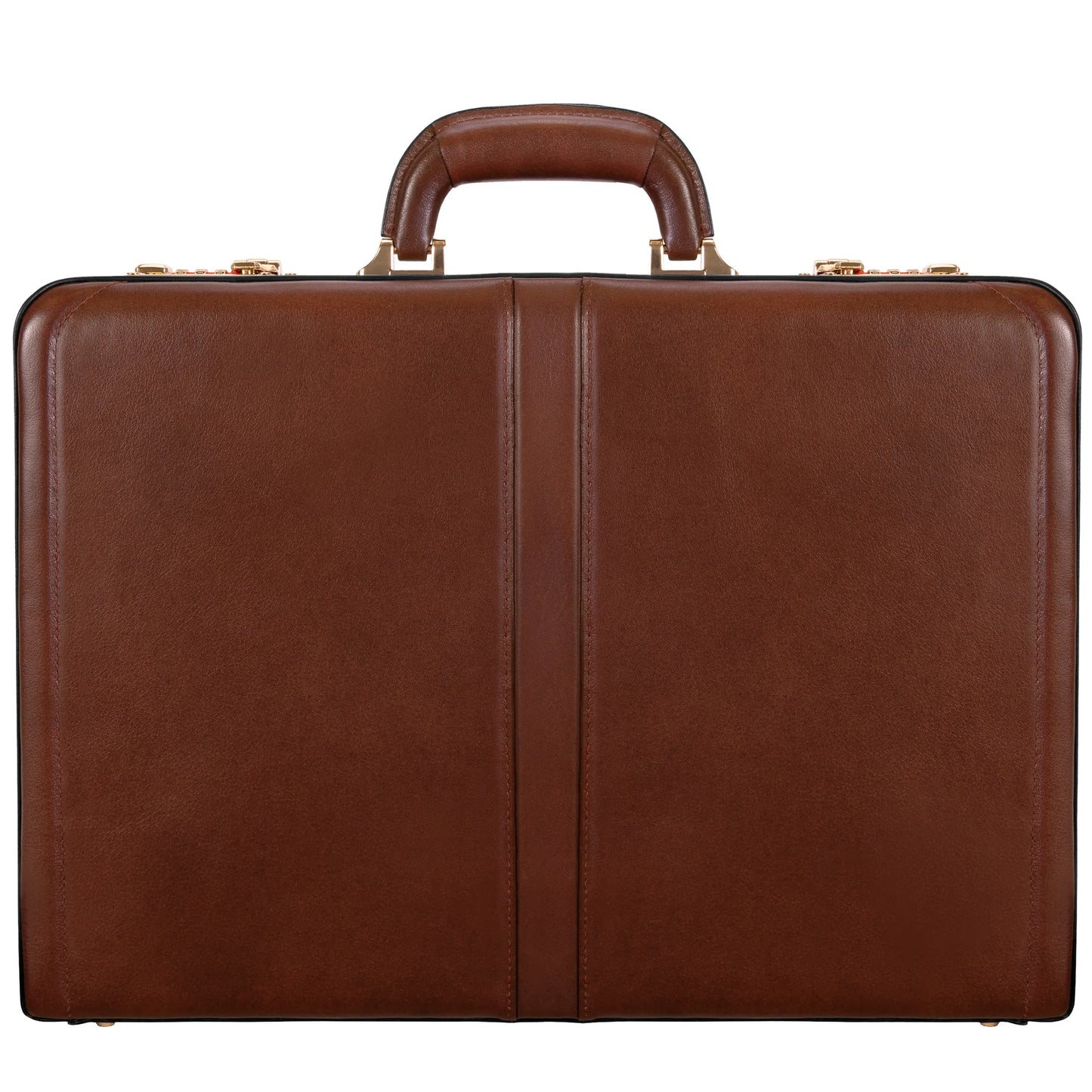 McKleinUSA HARPER | 4.5” Leather Expandable Attaché Briefcase Brown
