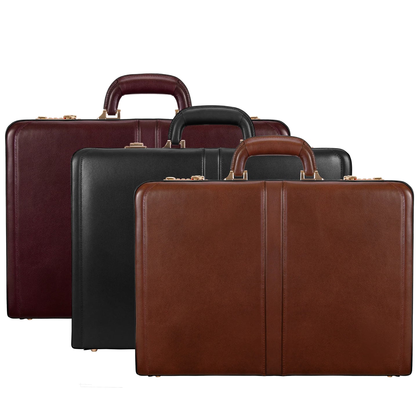 McKleinUSA HARPER | 4.5” Leather Expandable Attaché Briefcase